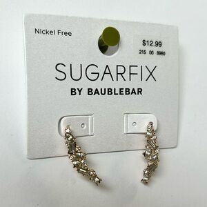 Sugarfix by BaubleBar Gold Textured Earrings